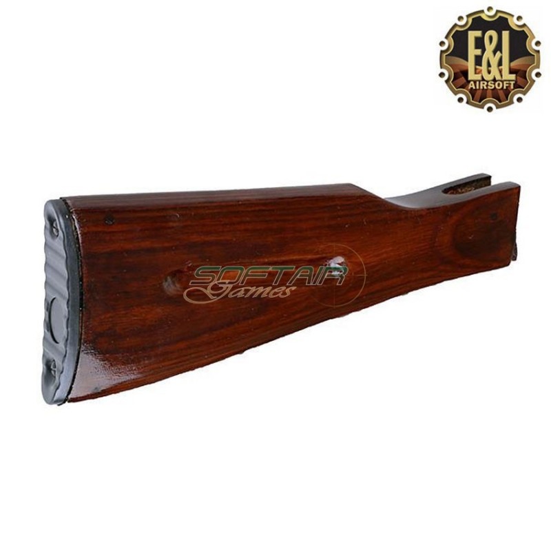 Fixed stock ak-74n real wood e&l (el-006863)