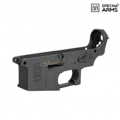 Lower receiver black EDGE™ SA logo for m4 specna arms® (spe-09-031891)