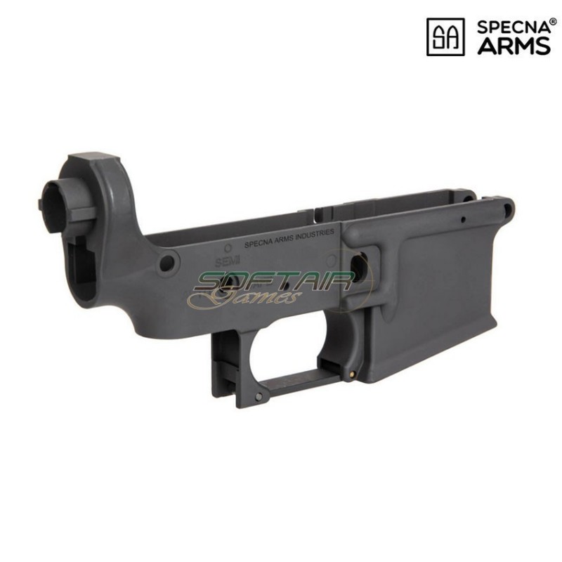 Lower receiver black EDGE™ SA logo per m4 specna arms® (spe-09-031891)