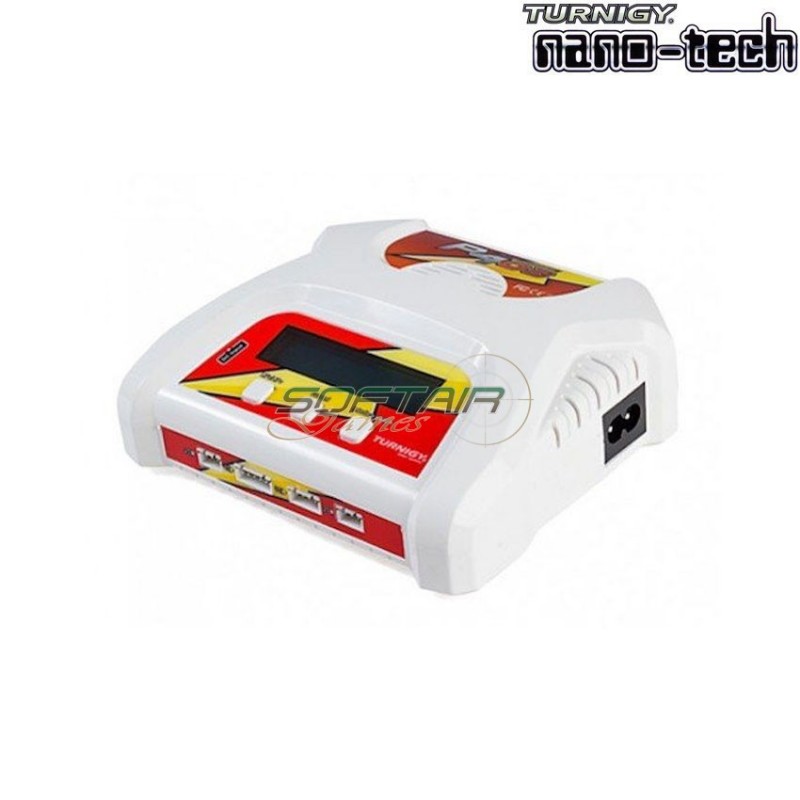 Carica batterie professionale P403 LiPoly / LiFe AC/DC Turnigy Nano-tech (185949)
