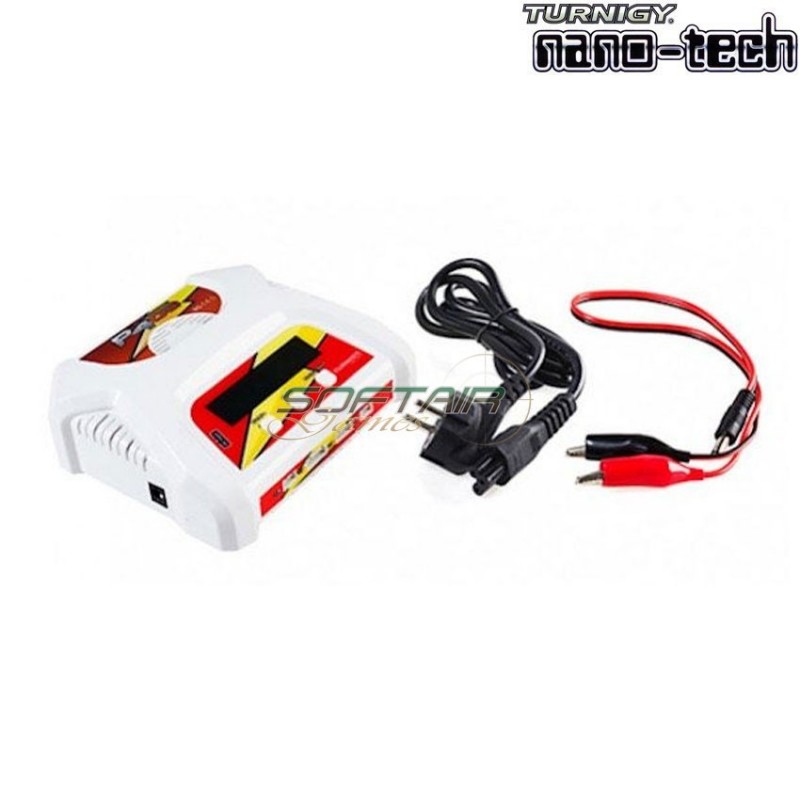 Carica batterie professionale P403 LiPoly / LiFe AC/DC Turnigy Nano-tech (185949)