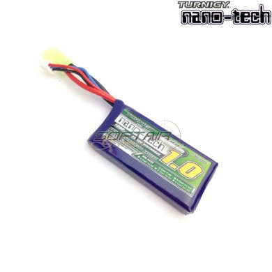 Batteria Lipo Connettore Tamiya 1000mah 7.4v 25~50c Turnigy Nano-tech (1277)