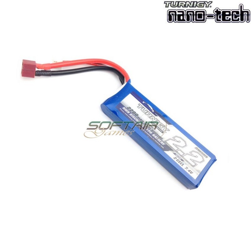 Lipo Battery Connector T-PLUG 2200mah 7.4v 20~30c Turnigy (2341)