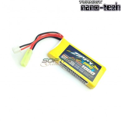Lipo Battery Connector Tamiya 1000mah 7.4v 25c Turnigy Zippy (2344)