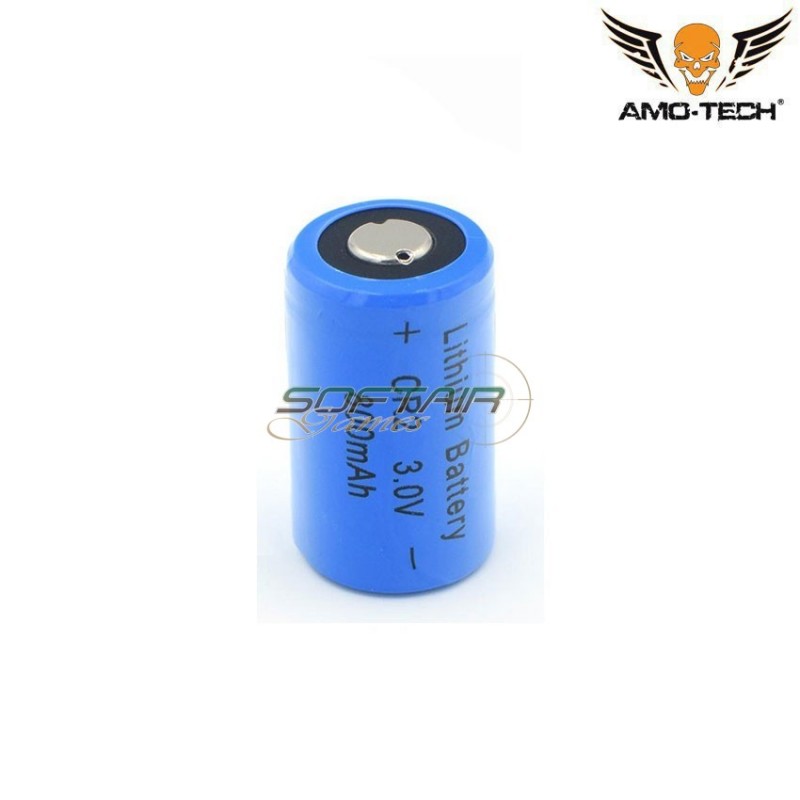 Batteria litio CR2 3v 800mah amo-tech® (amt-cr2-bl)