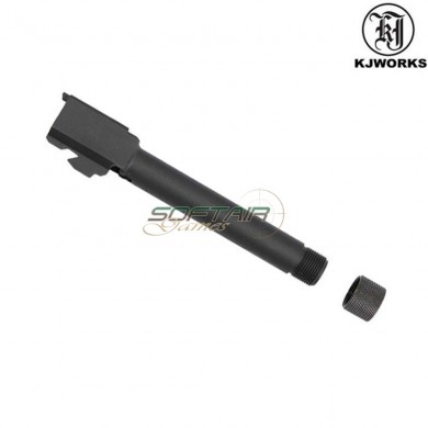Outer Barrel filettato part-15 In Metallo per kp13/kp17/kp18 Black Kjworks (kjw-507002)