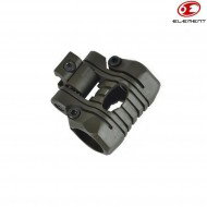 Mount 5 Posizioni Laser/torcia Olive Drab 1" Element (el-ot0424-od)