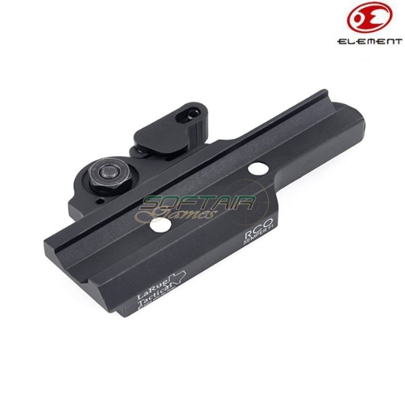 QD mount larue style black per acog element (el-ex057-bk)