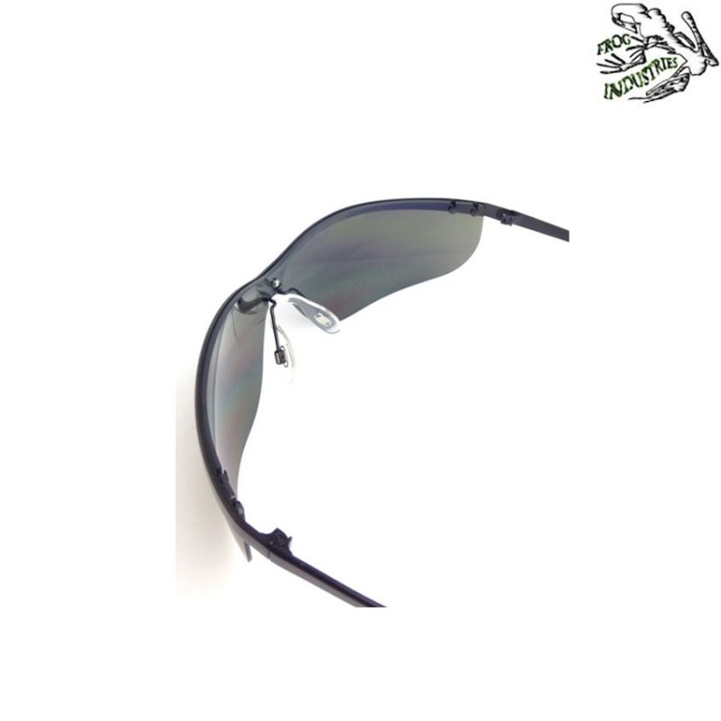 Tactical black glasses 3 lens frog industries® (fi-3558-bk)