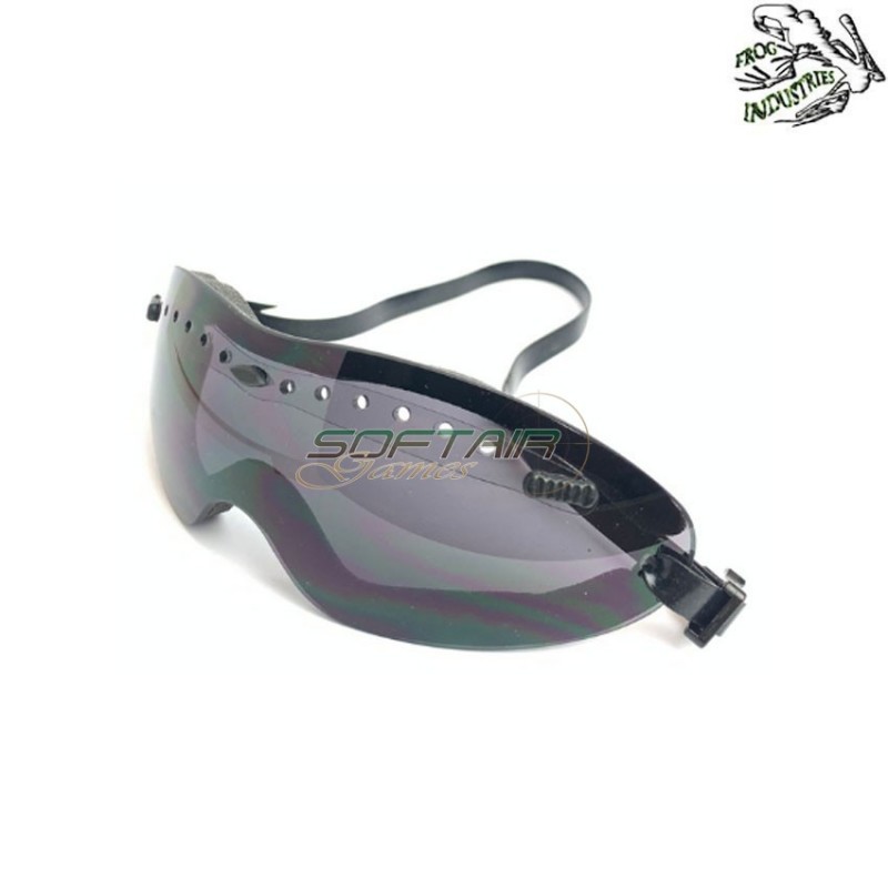 Occhiale safety black lente smoke frog industries® (fi-4000s-bk)