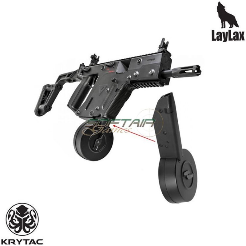 Krytac kriss vector adapter for tm 400bb drum magazine laylax (la-165565)