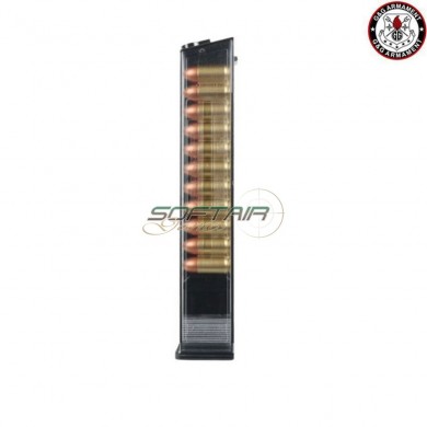 Mid-cap magazine 110bb black w/dummy bullets for PCC45 g&g (gg-08192)