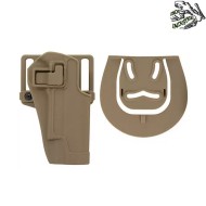 Fondina TAN quick-draw lock per 1911 serie frog industries® (fi-fbp2240-tan)
