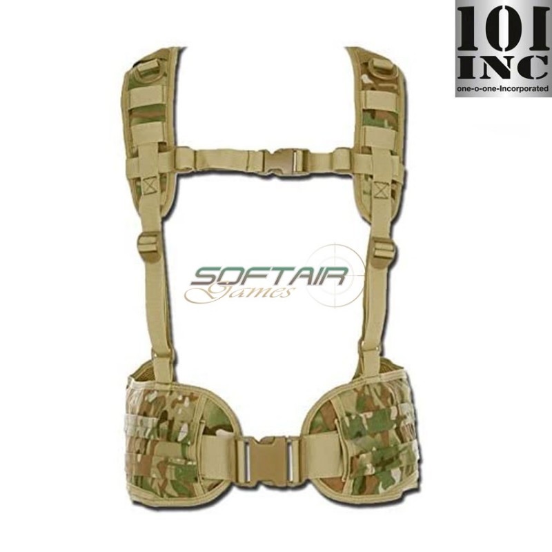 Cintura tattica MOLLE con spallacci MULTICAM 101 inc (inc-129781-mc)