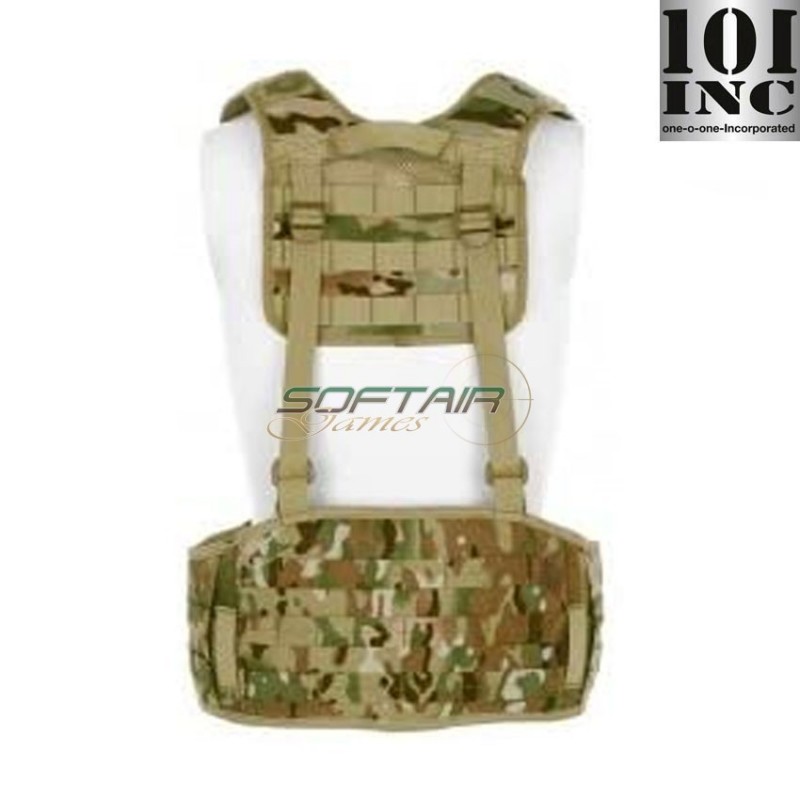 Cintura tattica MOLLE con spallacci MULTICAM 101 inc (inc-129781-mc)