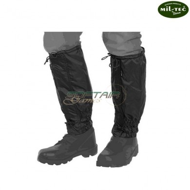 Black wet weather gaiters mil-tec (12905002)