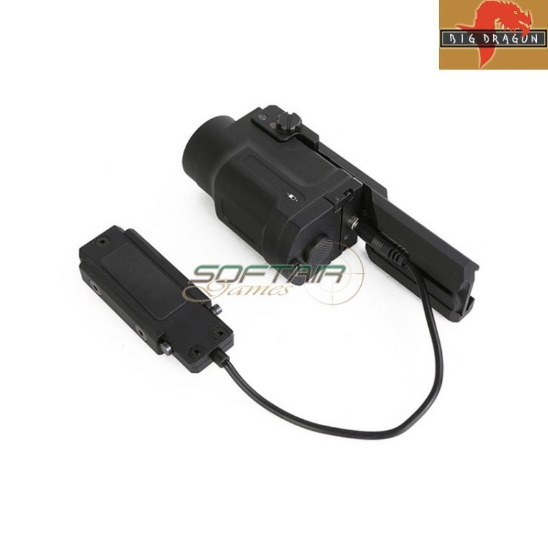 Flashlight ak zen style k2 BLACK kit big dragon (bd-9097bk)