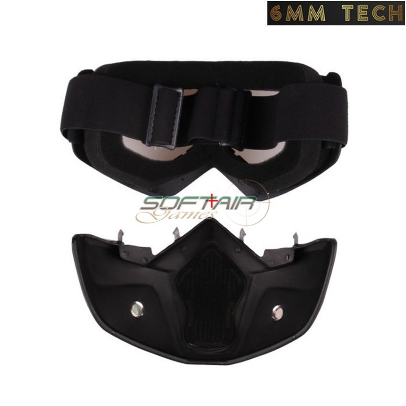 Speedsoft style BLACK mask COLORFUL lens 6MM TECH (6mmt-11-co)