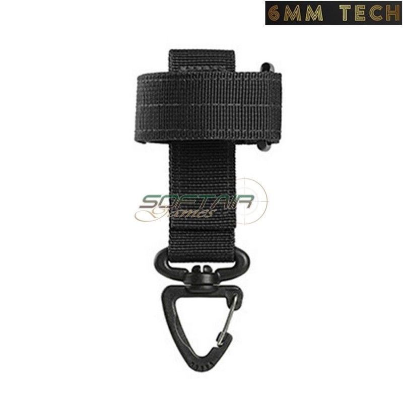 Multipurpose outdoor utility hook BLACK 6MM TECH (6mmt-19-bk)