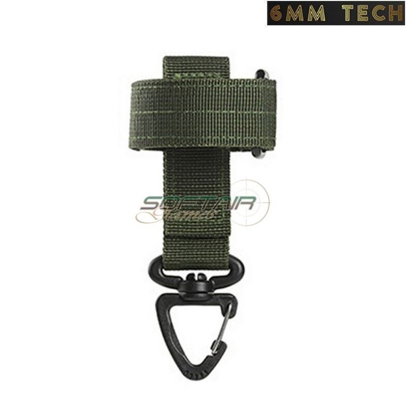 Gancio multiuso utility outdoor VERDE 6MM TECH (6mmt-19-od)