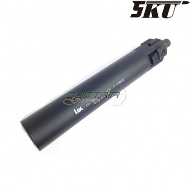 BLACK silencer with flash hider 12mm CCW for MP7 5ku (5ku-84-2)