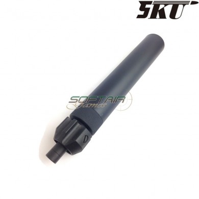 Silenziatore NERO con spegnifiamma 12mm CCW per MP7 5ku (5ku-84-2)