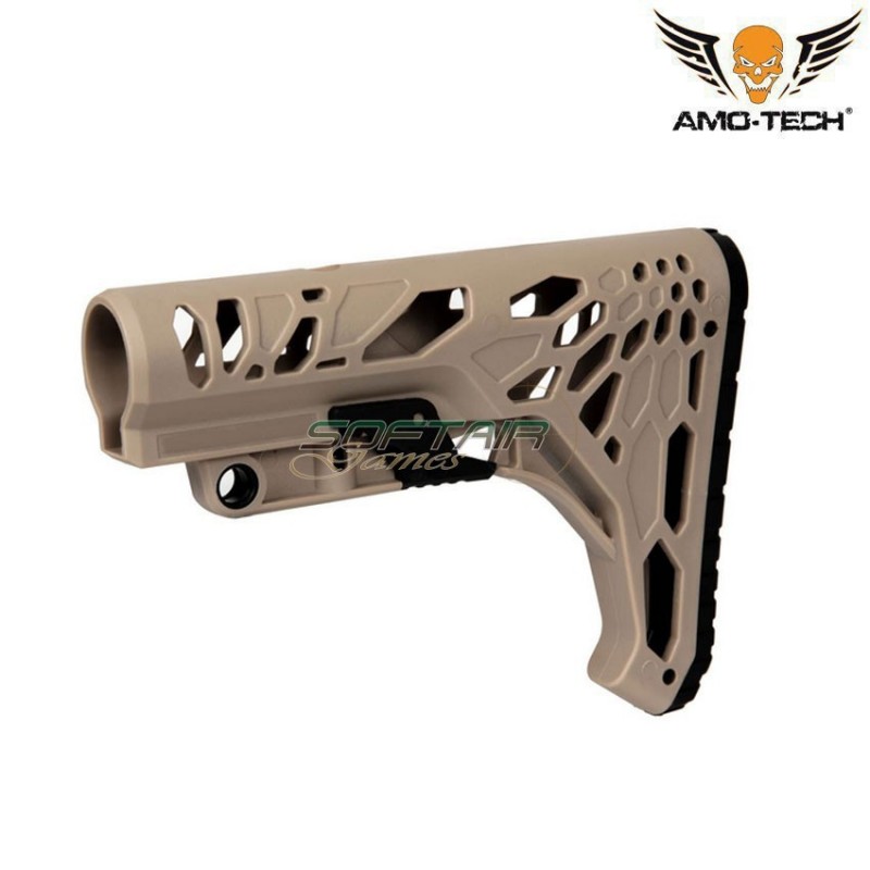 Calcio skeletonized dark earth per m4/m16 amo-tech® (amt-030110-de)