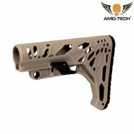 Calcio skeletonized dark earth per m4/m16 amo-tech® (amt-030110-de)