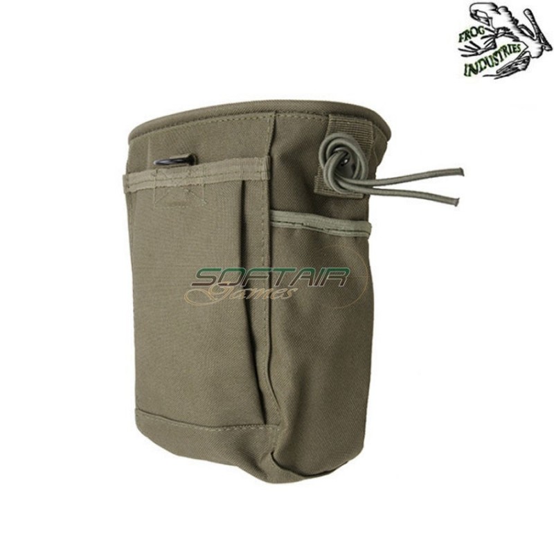 Porta caricatori esausti SMALL olive drab frog industries® (fi-001408-od)