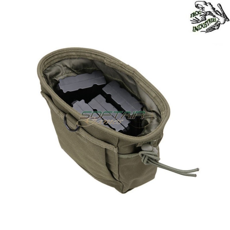 Porta caricatori esausti SMALL olive drab frog industries® (fi-001408-od)