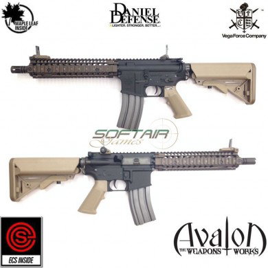 Fucile elettrico MK18 mod I avalon daniel defense VFC (av1-m4_smd2_s-tn01)