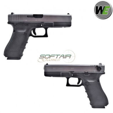 Gas Pistol G18 Gen4 Silver Slide Blowback We (we-wg02b-sv)