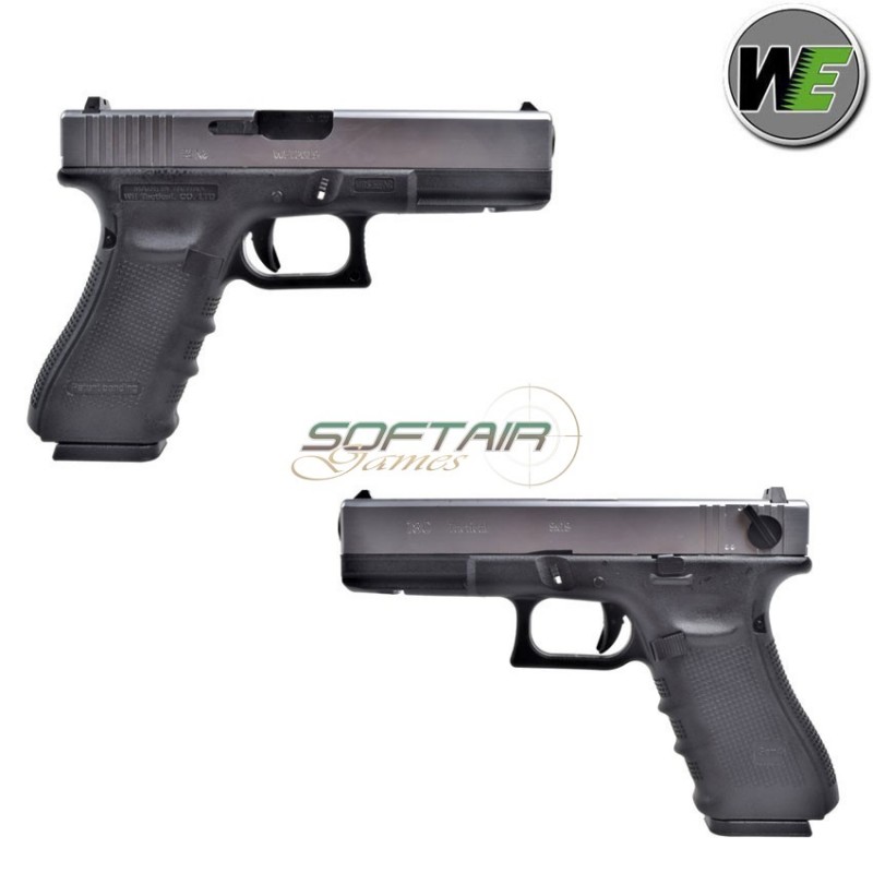 Pistola Gas G18 Gen4 Silver Slide Scarellante We (we-wg02b-sv)