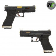Gas Pistol G17 E Force Black Blowback Black/gold We (we-wg01wet-1)