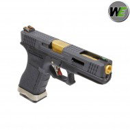 Gas Pistol G17 E Force Black Blowback Black/gold We (we-wg01wet-1)