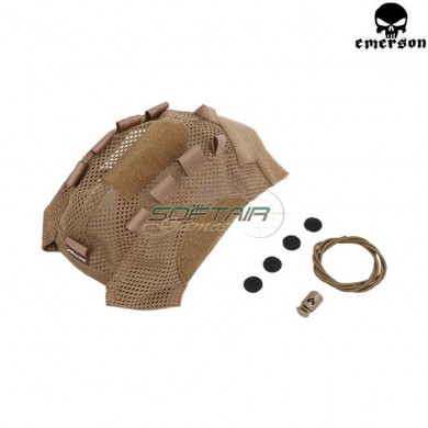 MESH helmet cover for FAST coyote brown emerson (em9560cb)