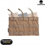 Triple Fast Open 5.56 COYOTE BROWN Pouch Emerson (em6356cb)