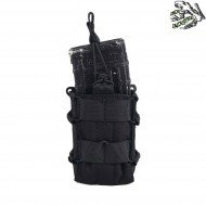 Tasca doppia NERA sovrapposta per M4/M16 frog industries® (fi-2000-bk)