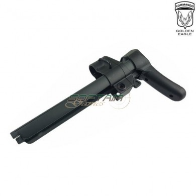 Calcio retrattile nero per mp5 golden eagle (ge-m-233)