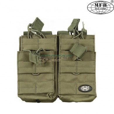 Porta caricatore Rapido Verde M4 Doppio 4 Posti mfh (30605b)