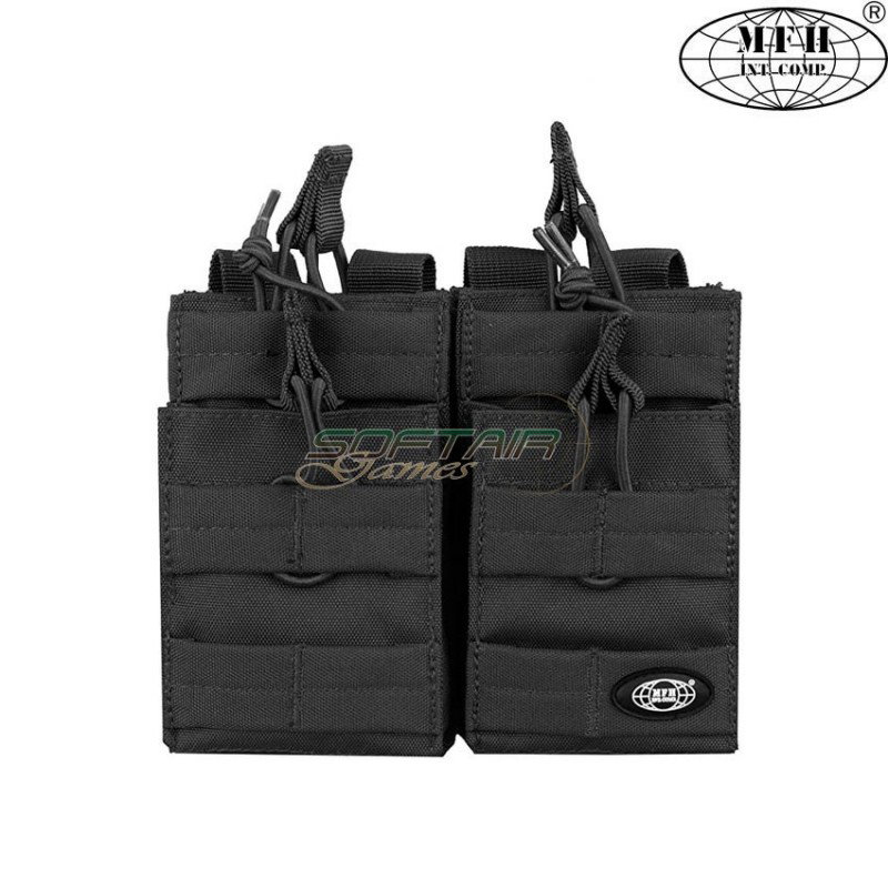 Porta caricatore Rapido NERO M4 Doppio 4 Posti mfh (30605a)