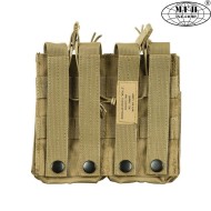 Porta caricatore Rapido TAN M4 Doppio 4 Posti mfh (30605r)