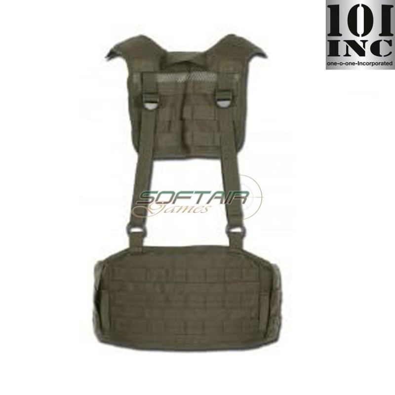 Cintura tattica MOLLE con spallacci OLIVE DRAB 101 inc (inc-129781-od)