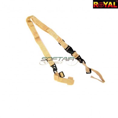 3 points tan sling quick release royal (bx08t)