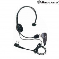 Cuffia e microfono ma35-l midland (c652)