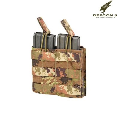 Tasca Fast Porta 2 Caricatori M4/ak Vegetata Defcon 5 (d5-m4akdovi)
