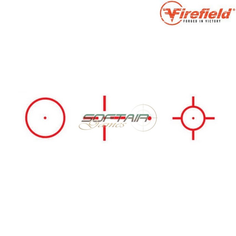 Red Dot Reflex Sight Impact XL nero IP55 4 Pattern firefield (ff-f26024)