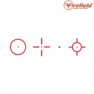 Red Dot Reflex Sight Impact XL nero IP55 4 Pattern firefield (ff-f26024)