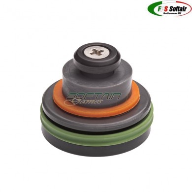 Testa pistone in POM con X-RING concepita per raffiche veloci e per migliorare silenziosità fps (fps-xpavp)