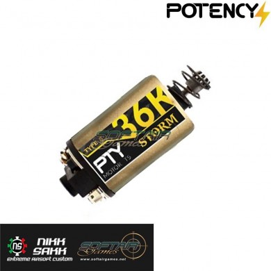 Motore albero corto 36K STORM™ ns/sg potency® (pty-s36k)